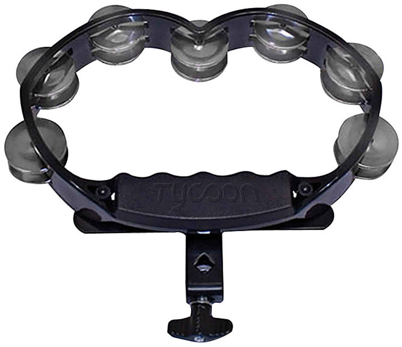 Product image for Black Plastic Mountable Tambourine | Tycoon Percussion |  | My Worship Store