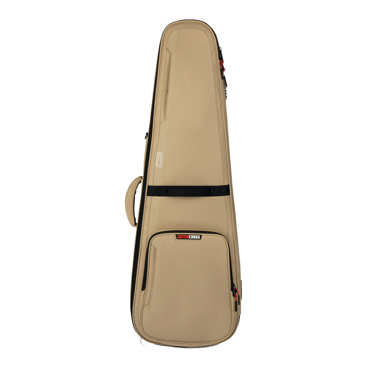 Product image for Icon Series Gig Bag for Electric Guitars | Gator Cases | Khaki | My Worship Store
