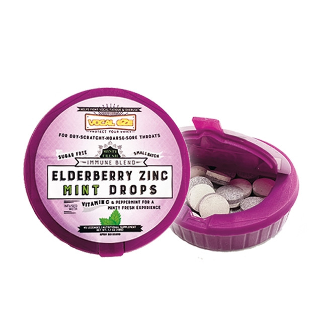 Product image for Vocal Eze Elderberry Mint Throat Drops (40 Pieces) | Vocal Eze |  | My Worship Store