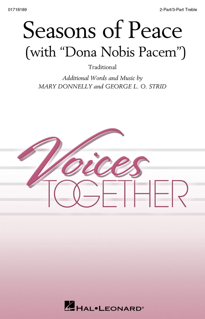 Product image for Seasons Of Peace (with dona Nobis Pacem) | Hal Leonard | 2-Part/3-Part | My Worship Store