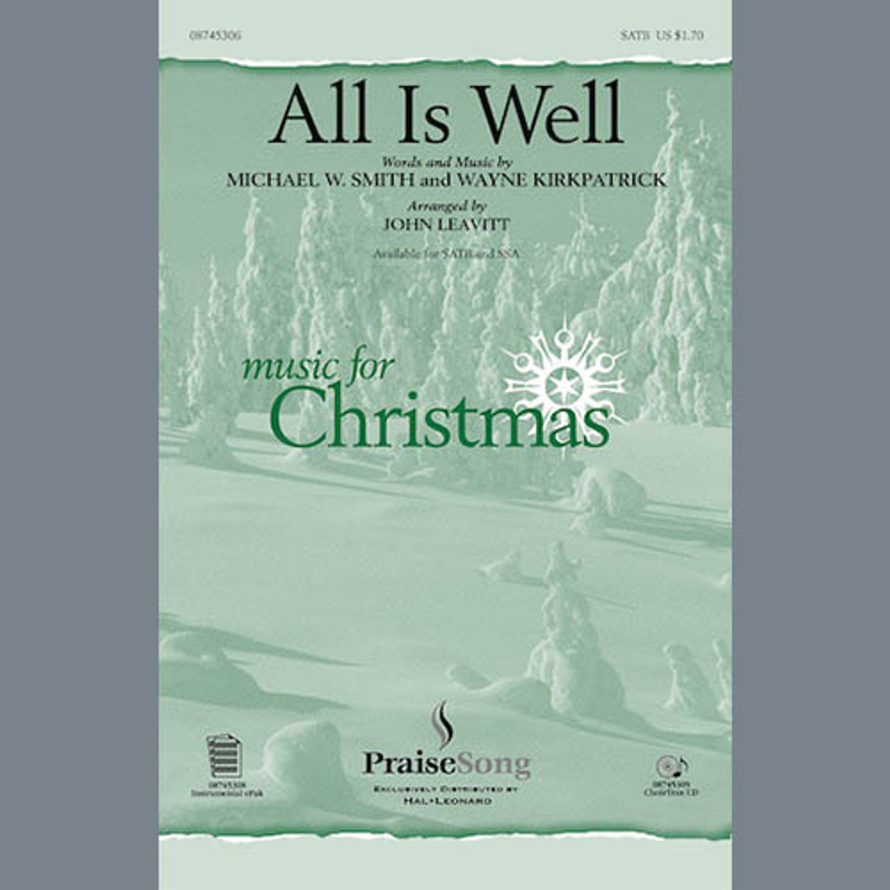 All Is Well - Violin 1 | Michael W. Smith | Choral Instrumental Pak | Digital Sheet Music | My Worship Store