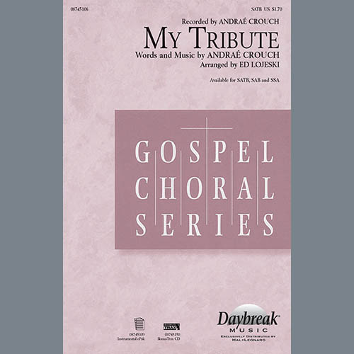 My Tribute - Bb Trumpet 1 | Andraé Crouch | Choral Instrumental Pak | Digital Sheet Music | My Worship Store