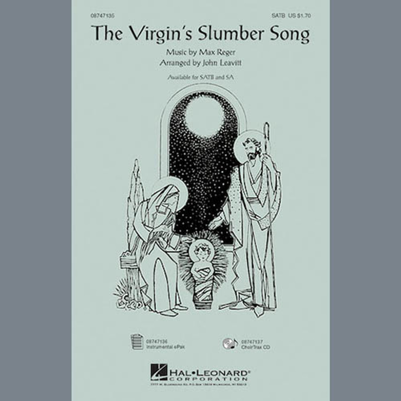 The Virgin's Slumber Song - Harp | John Leavitt | Choral Instrumental Pak | Digital Sheet Music | My Worship Store