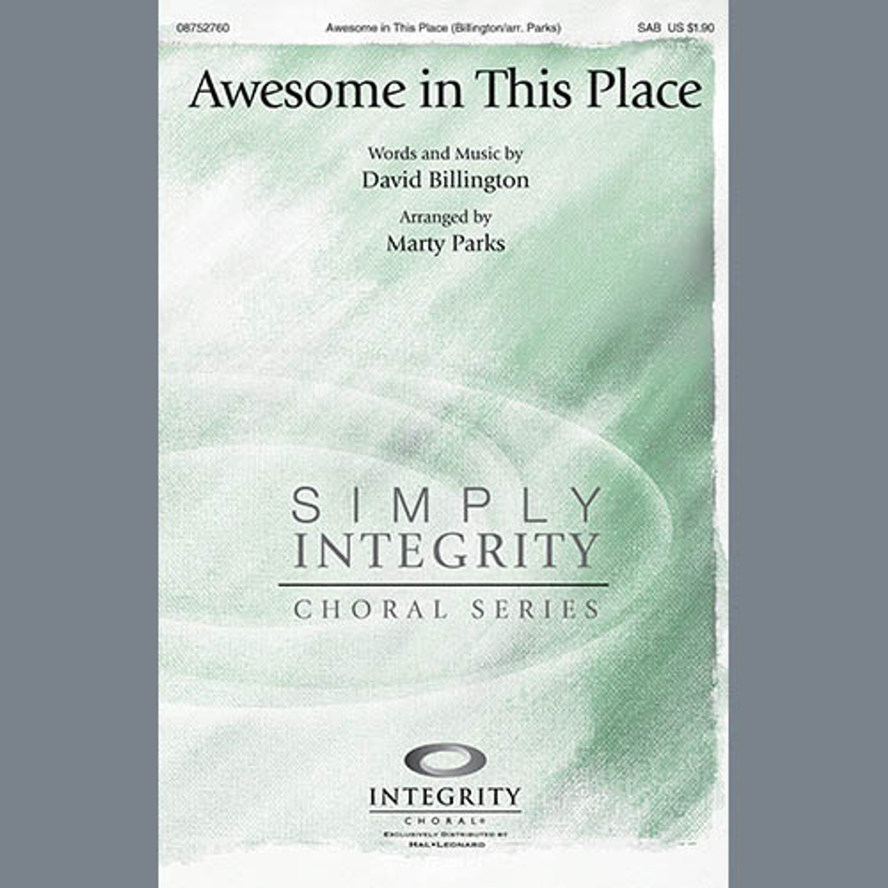 Product image for Awesome In This Place | Choral | Digital Sheet Music | My Worship Store