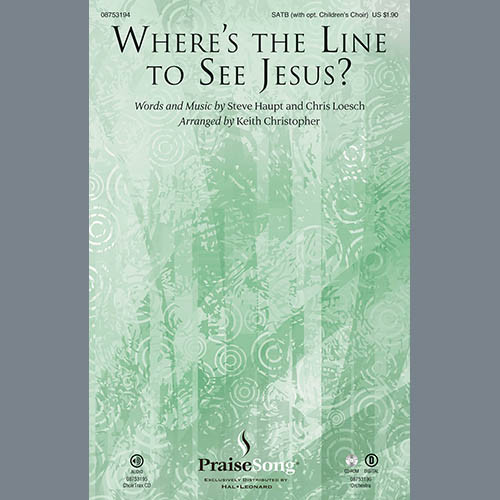 Where's The Line To See Jesus? - Flute 1 & 2 | Becky Kelley | Choral Instrumental Pak | Digital Sheet Music | My Worship Store