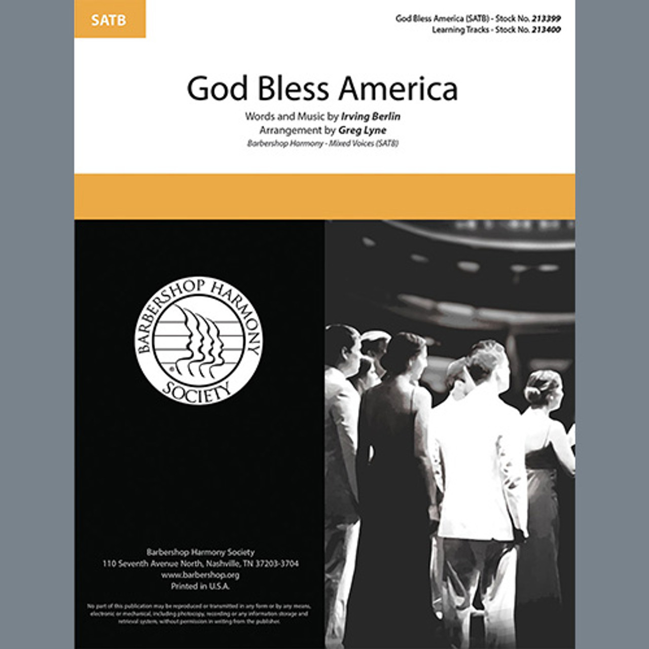 God Bless America (arr. Greg Lyne) (472510) | Choral | Digital Sheet Music | My Worship Store