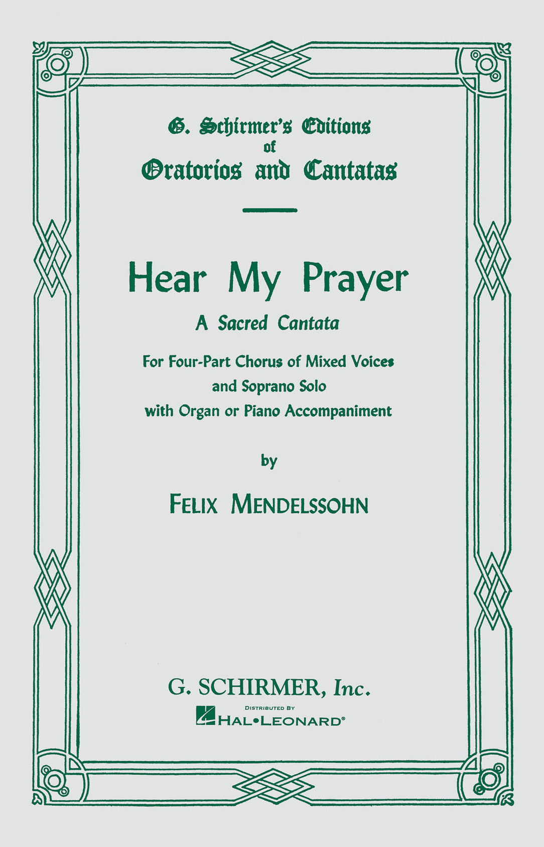 Product image for Hear My Prayer | G. Schirmer, Inc. | SATB | My Worship Store