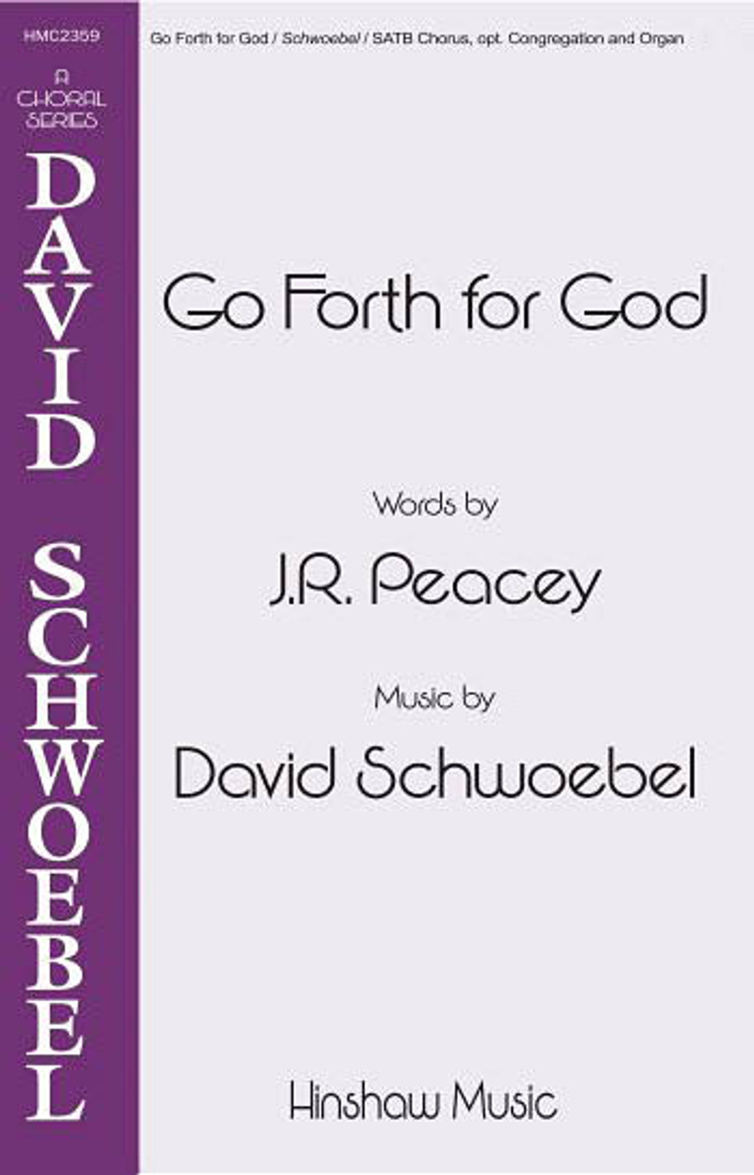 Product image for Go Forth for God | Hinshaw Music |  | My Worship Store