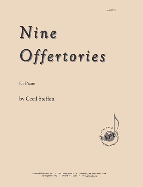 Product image for Nine Offertories for Piano | Alliance Music Publications |  | My Worship Store