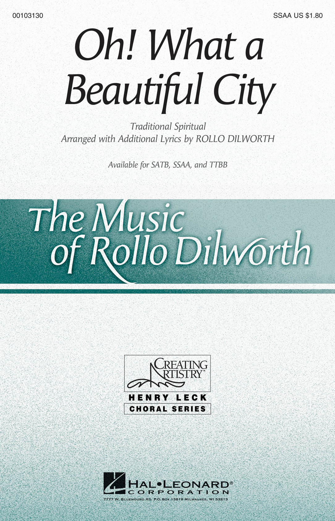 Product image for Oh! What a Beautiful City | Hal Leonard | SSAA | My Worship Store