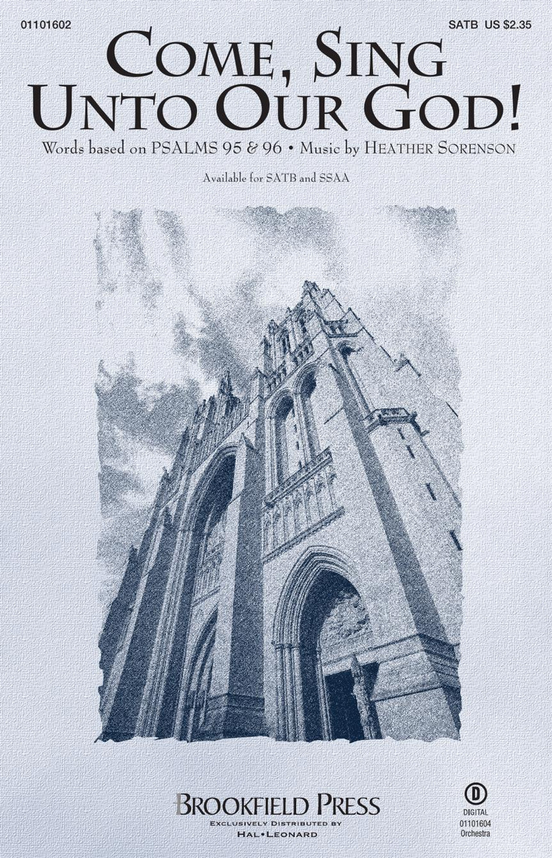 Product image for Come, Sing Unto Our God! | Brookfield Press | SATB | My Worship Store