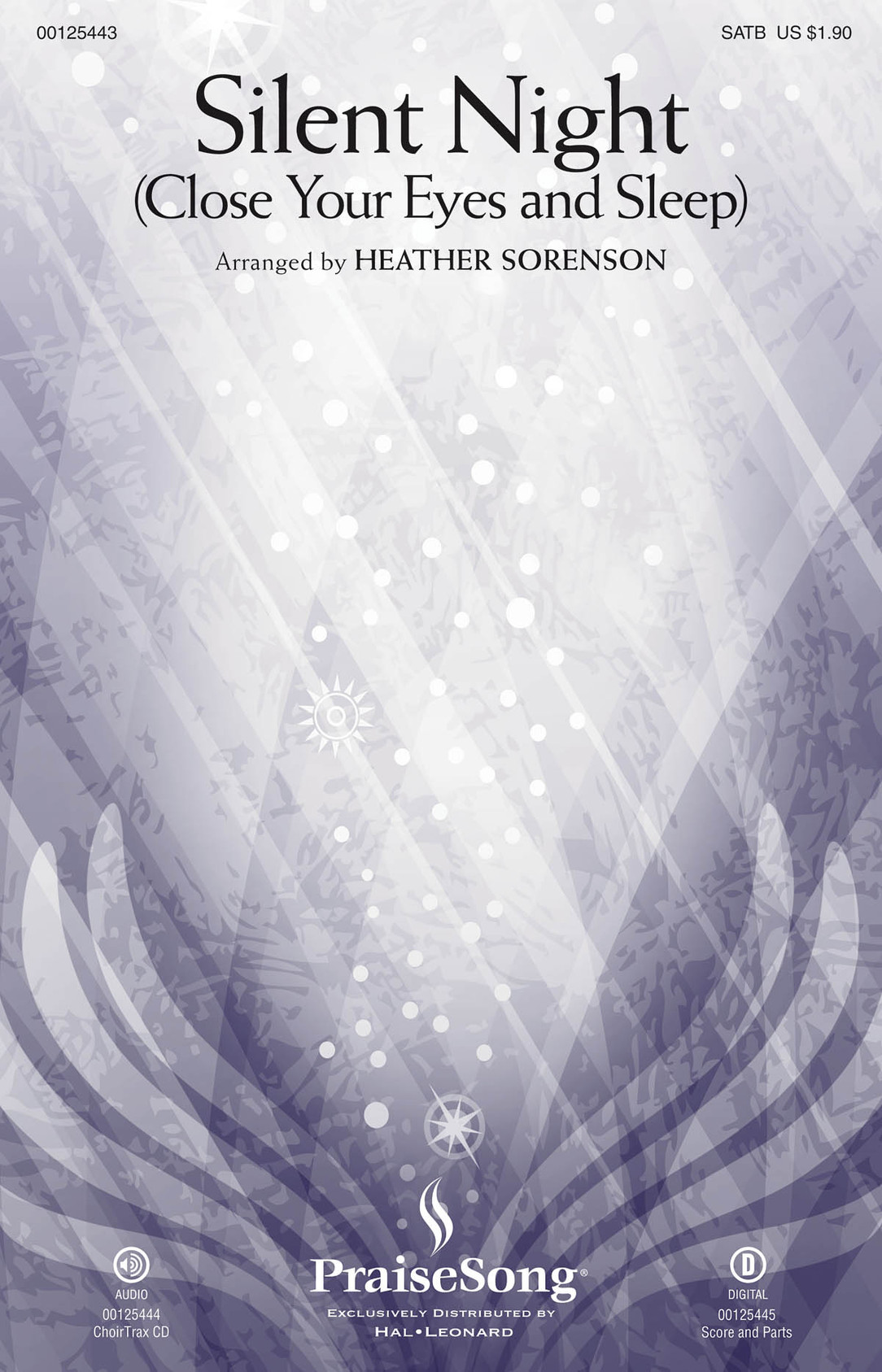 Product image for Silent Night (Close Your Eyes and Sleep) | PraiseSong | SATB | My Worship Store