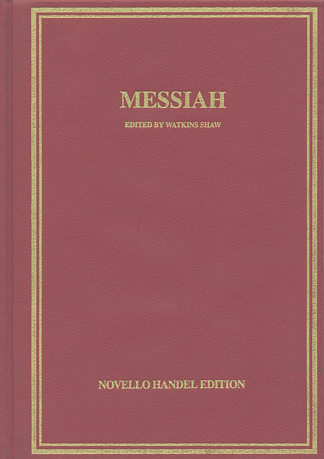 Product image for Messiah | Novello | Hardcover | My Worship Store