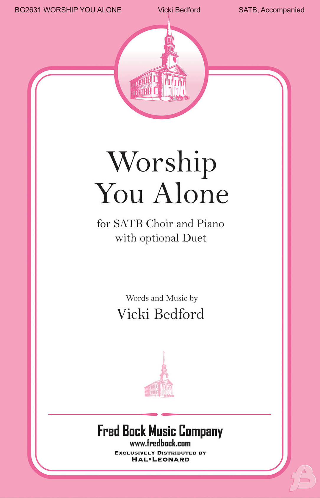 Product image for Worship You Alone | Fred Bock Music Company | SATB | My Worship Store