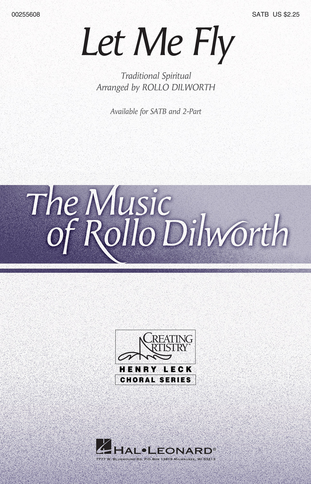 Product image for Let Me Fly | Hal Leonard | SATB | My Worship Store