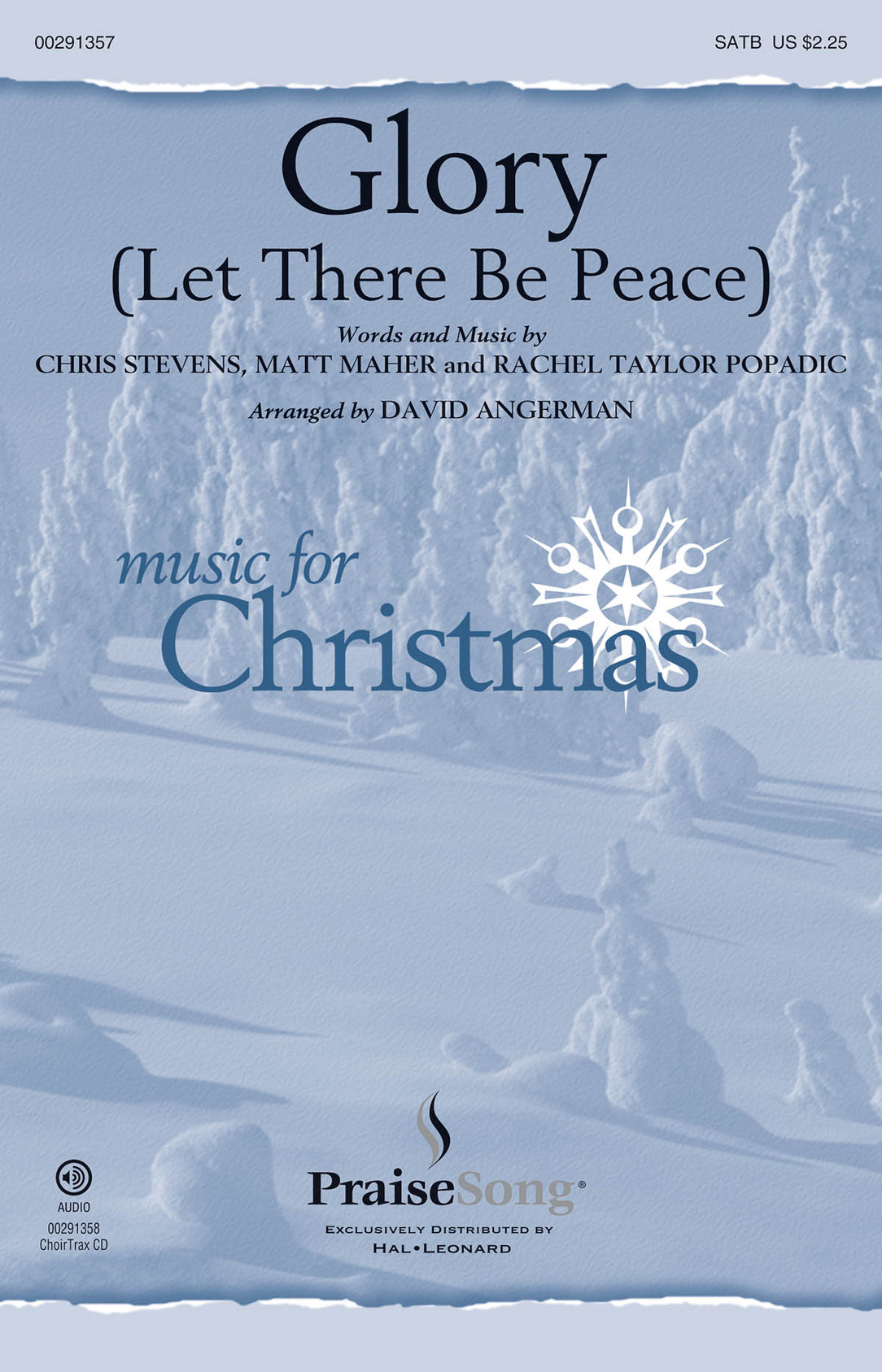Product image for Glory (Let There Be Peace) | PraiseSong | SATB | My Worship Store