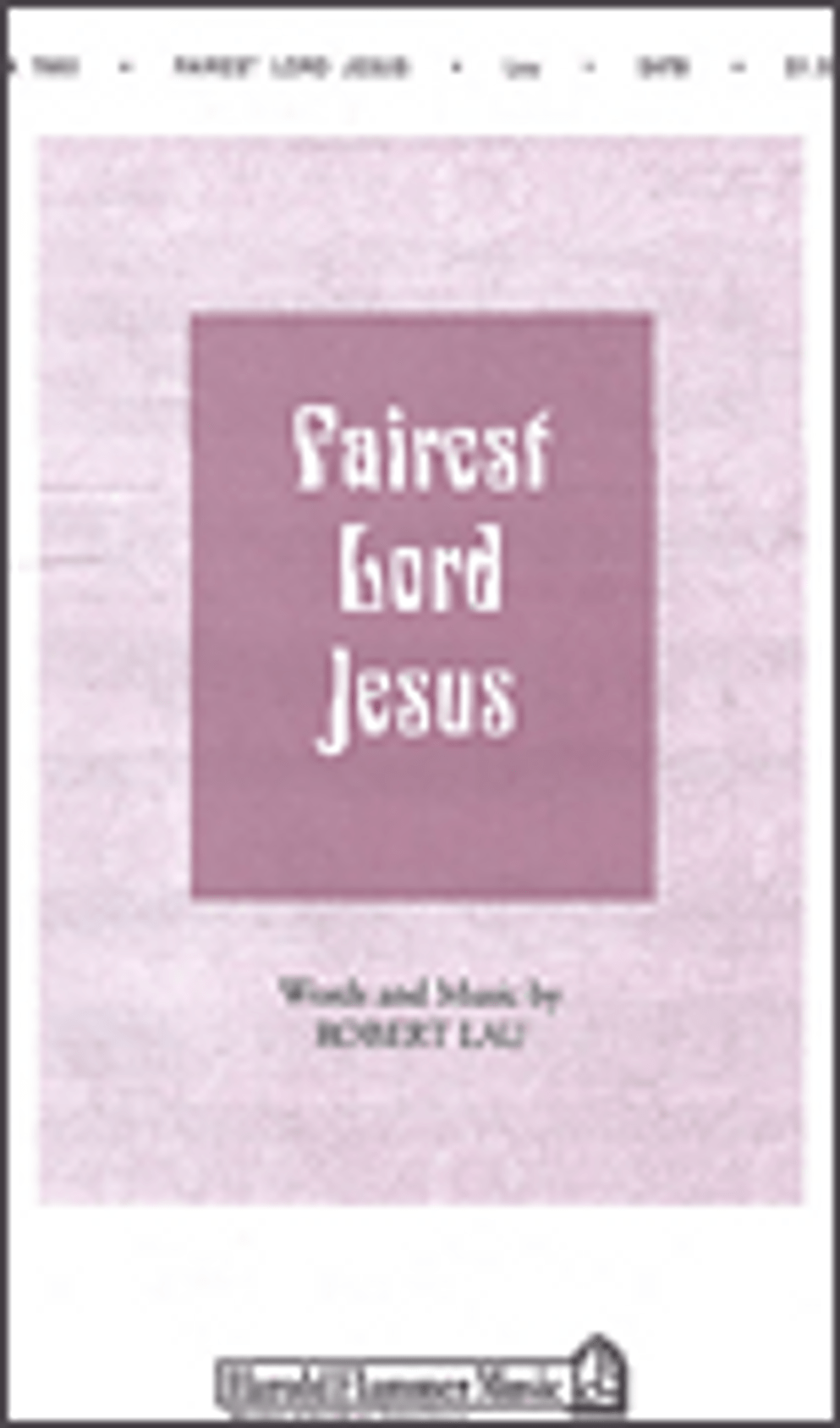 Product image for Fairest Lord Jesus | Shawnee Press | SATB | My Worship Store