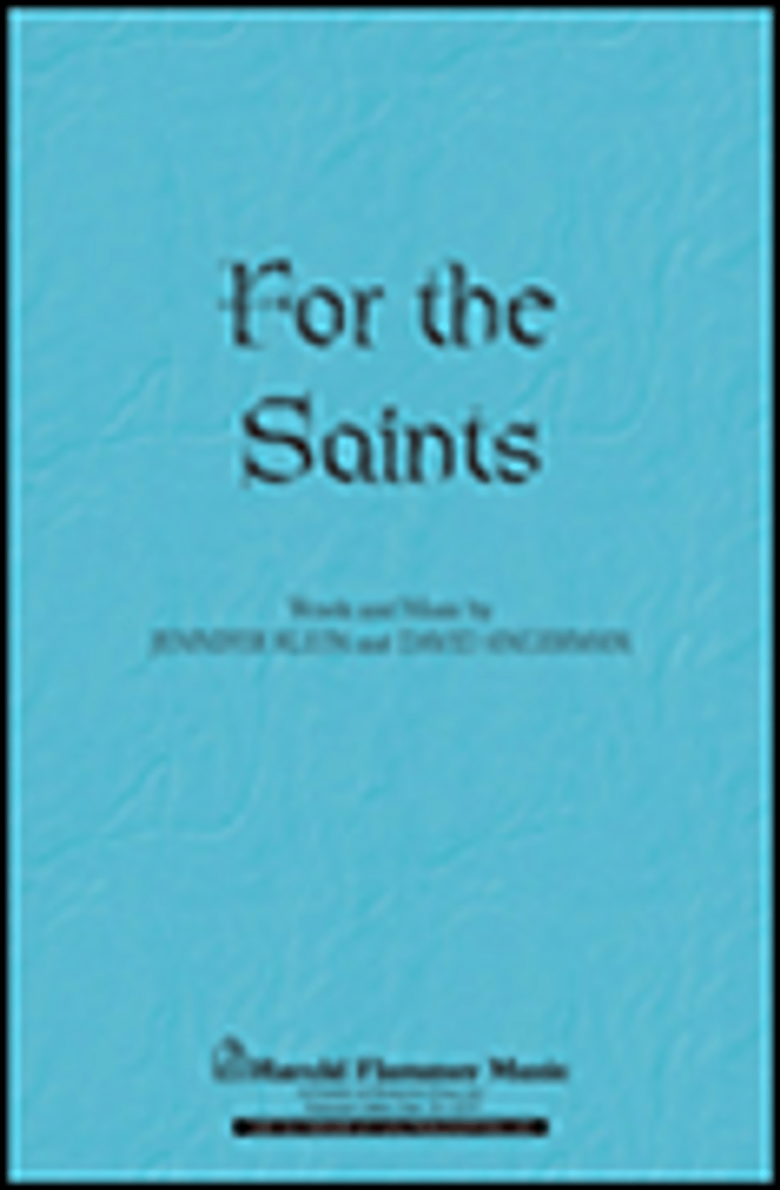 Product image for For the Saints | Shawnee Press | SATB | My Worship Store