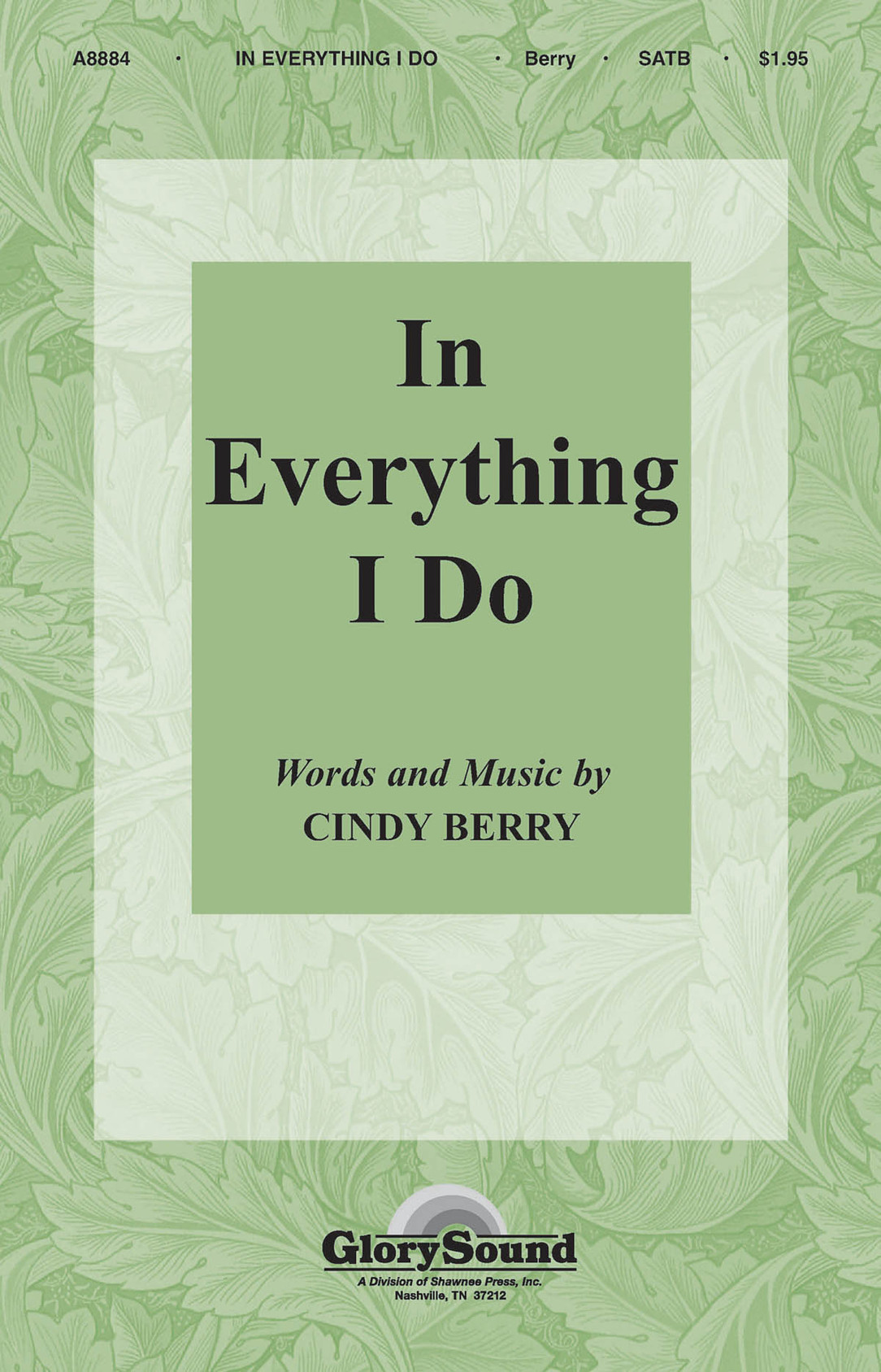 Product image for In Everything I Do | Shawnee Press |  | My Worship Store