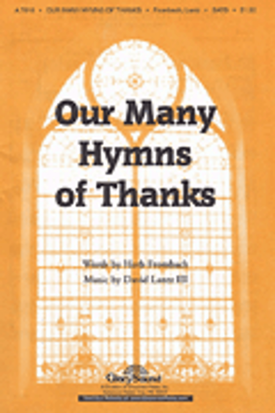 Product image for Our Many Hymns of Thanks | Shawnee Press | SATB | My Worship Store