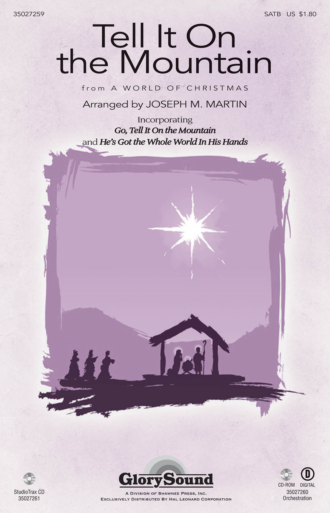 Product image for Tell It on the Mountain (from A World of Christmas) | Shawnee Press | SATB | My Worship Store