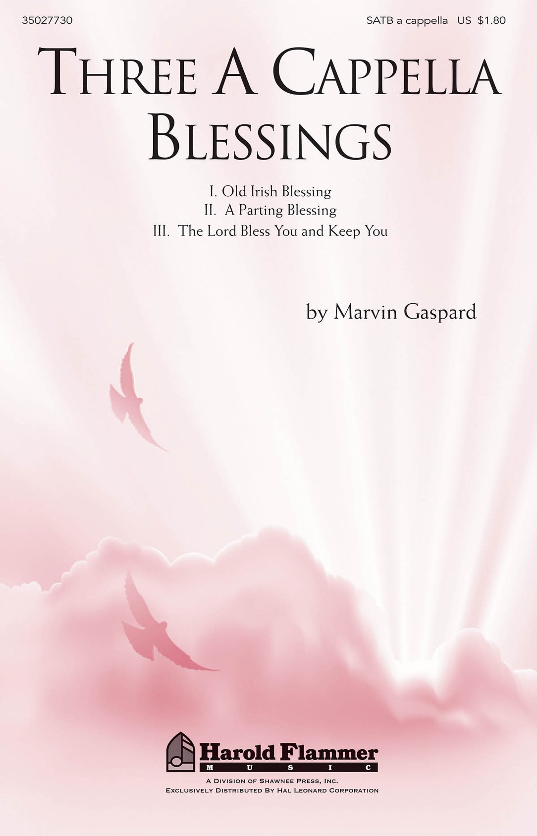 Product image for Three A Cappella Blessings | Shawnee Press | SATB a cappella | My Worship Store