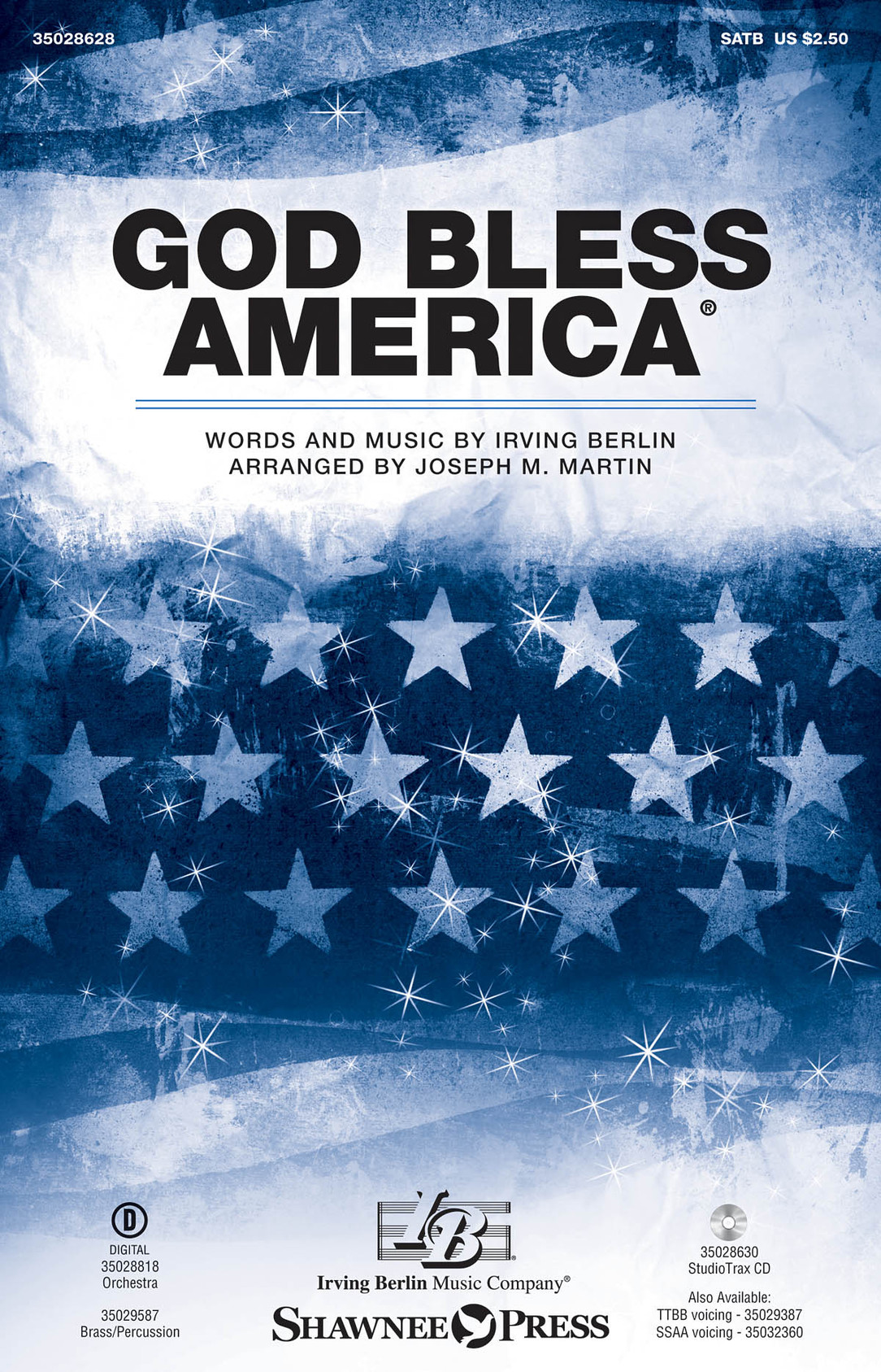 Product image for God Bless America� | Shawnee Press | SATB | My Worship Store