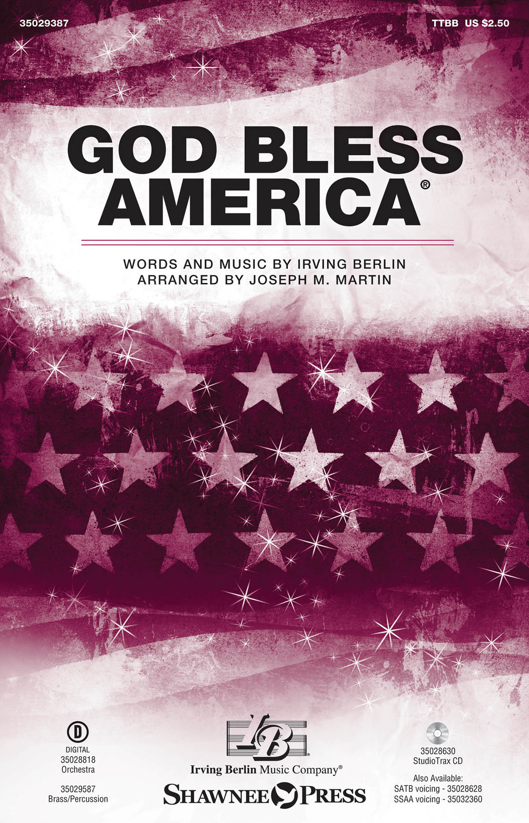 Product image for God Bless America� | Shawnee Press | TTBB | My Worship Store