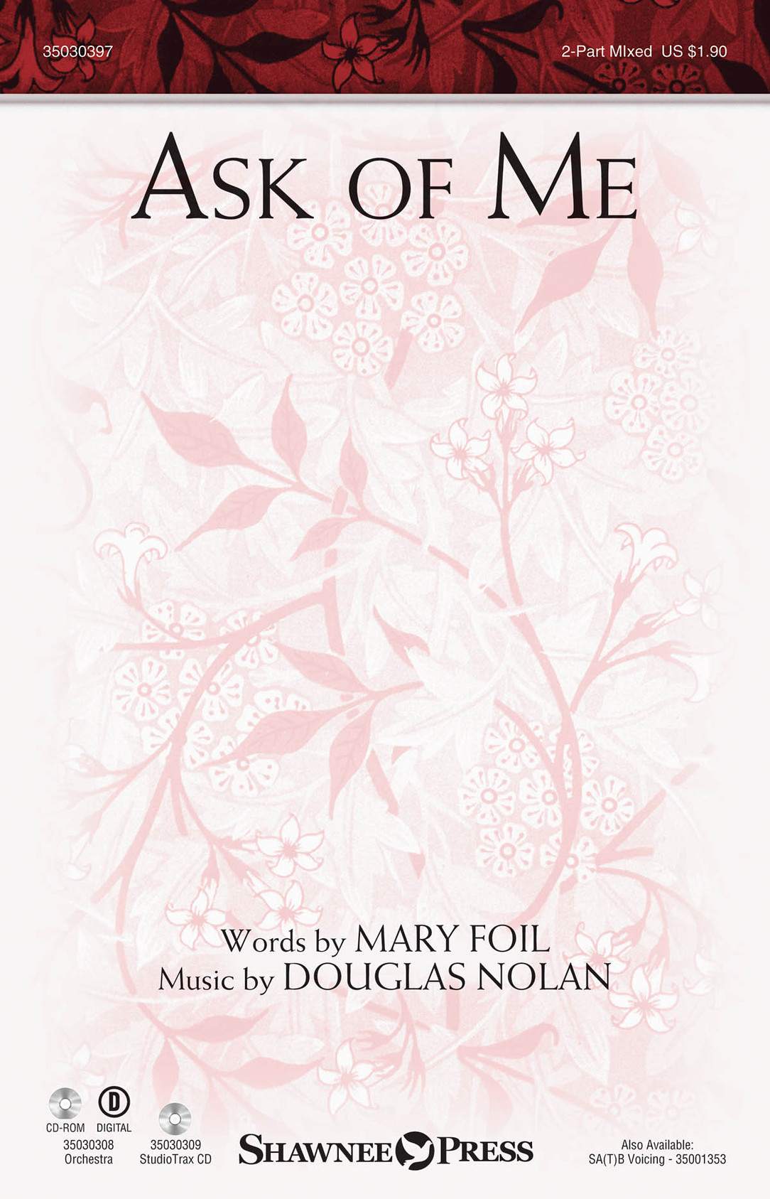 Product image for Ask of Me | Shawnee Press | StudioTrax CD | My Worship Store