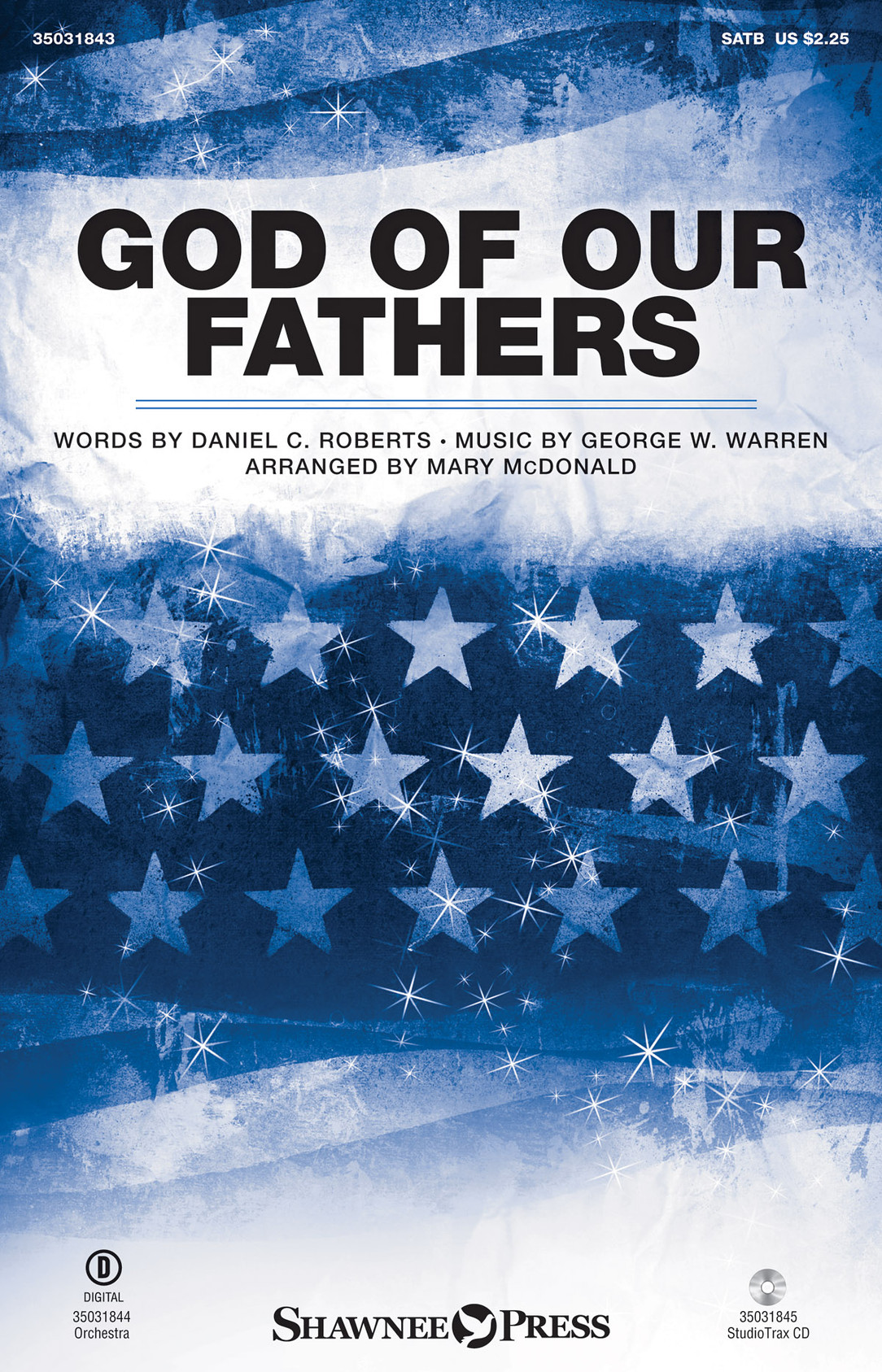 Product image for God of Our Fathers | Shawnee Press | SATB | My Worship Store