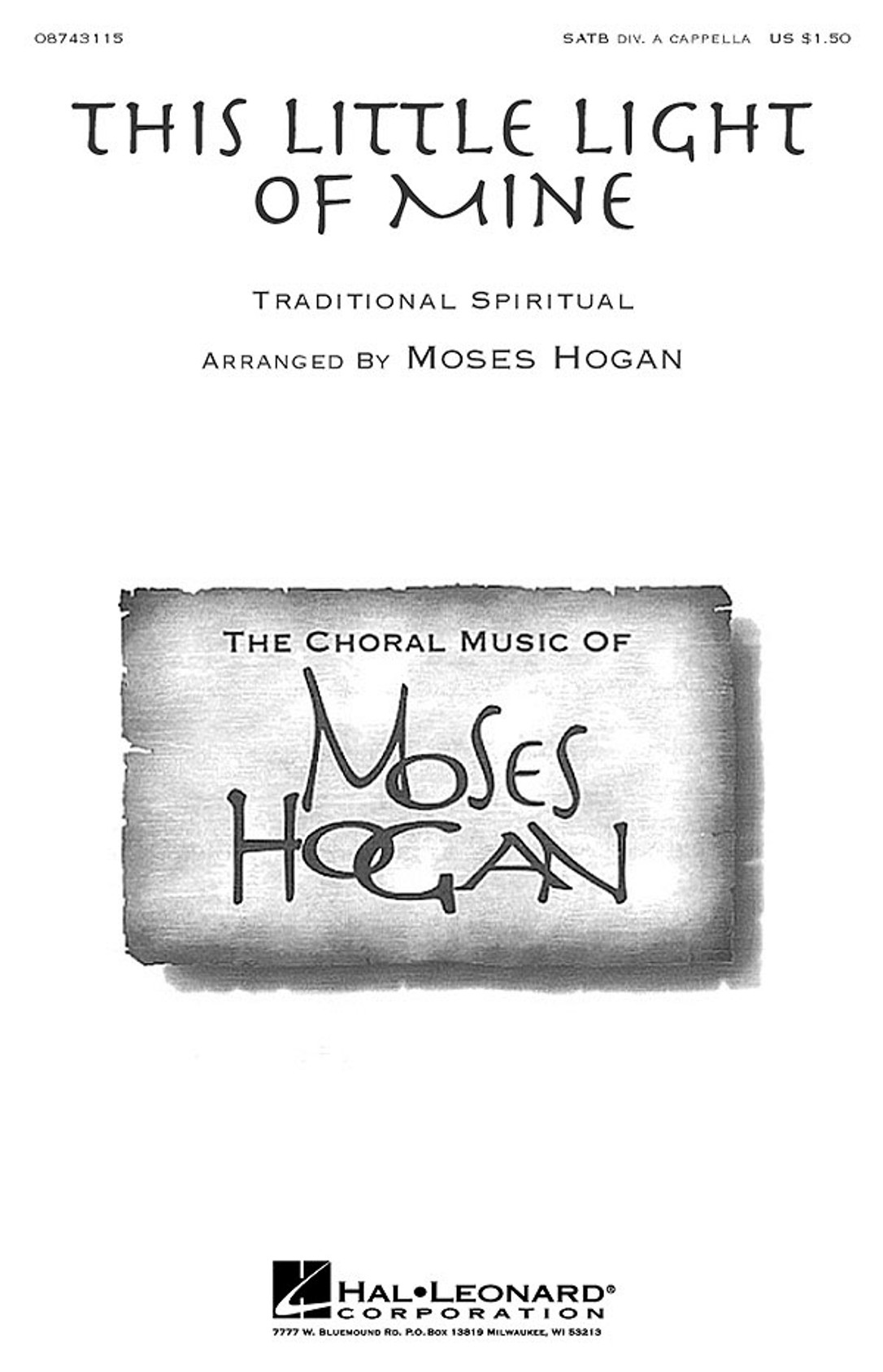 Product image for This Little Light of Mine |  | SATB divisi a cappella | My Worship Store