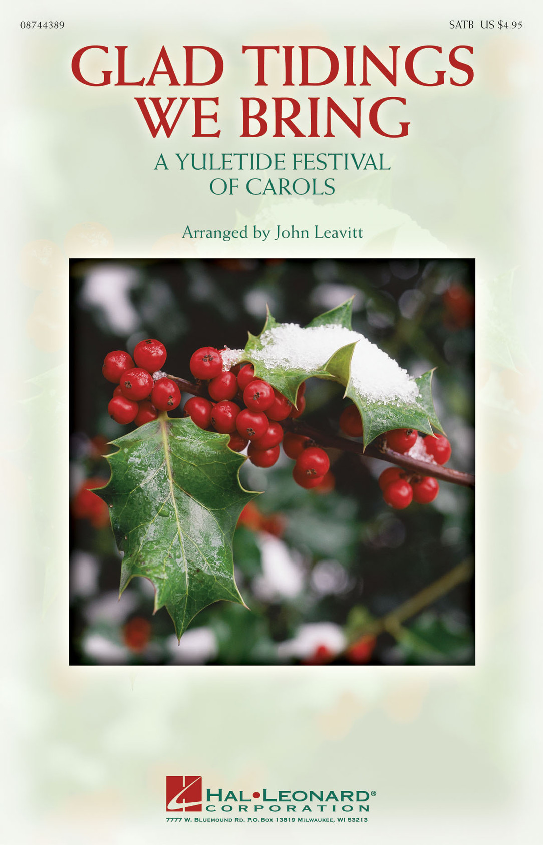 Product image for Glad Tidings We Bring | Hal Leonard | SATB | My Worship Store