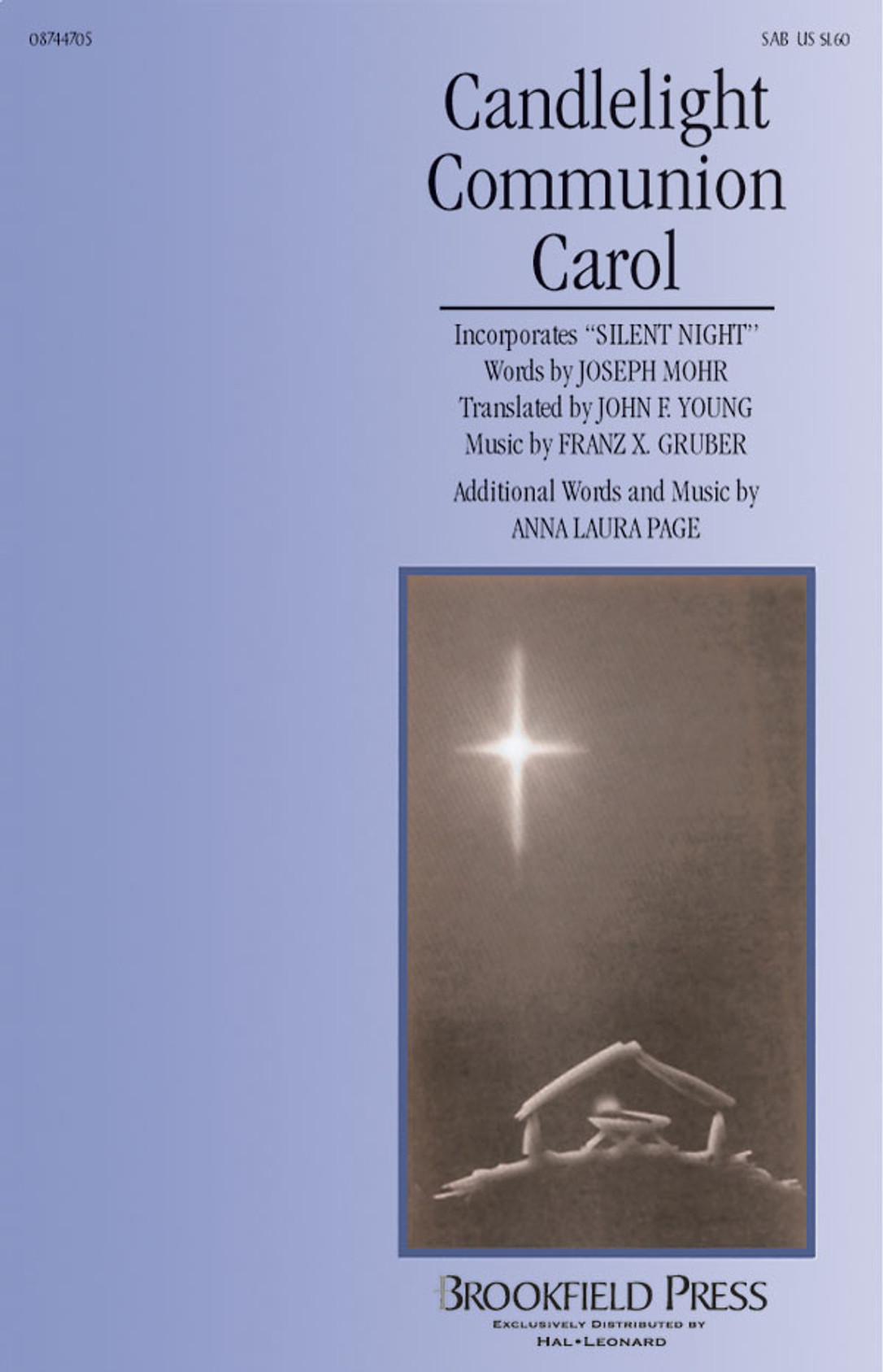 Product image for Candlelight Communion Carol | Brookfield Press | SAB | My Worship Store