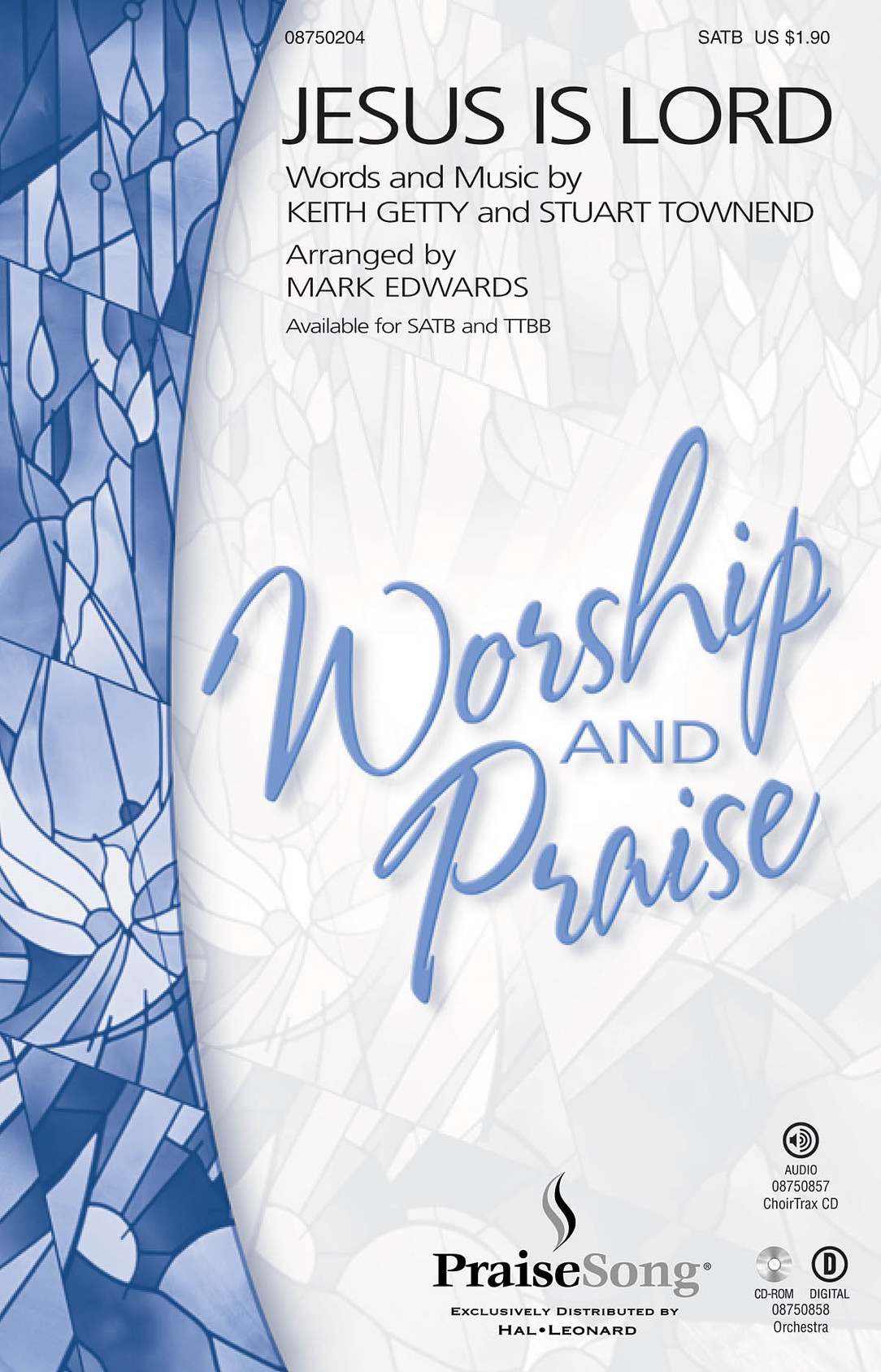 Product image for Jesus Is Lord | PraiseSong | SATB | My Worship Store
