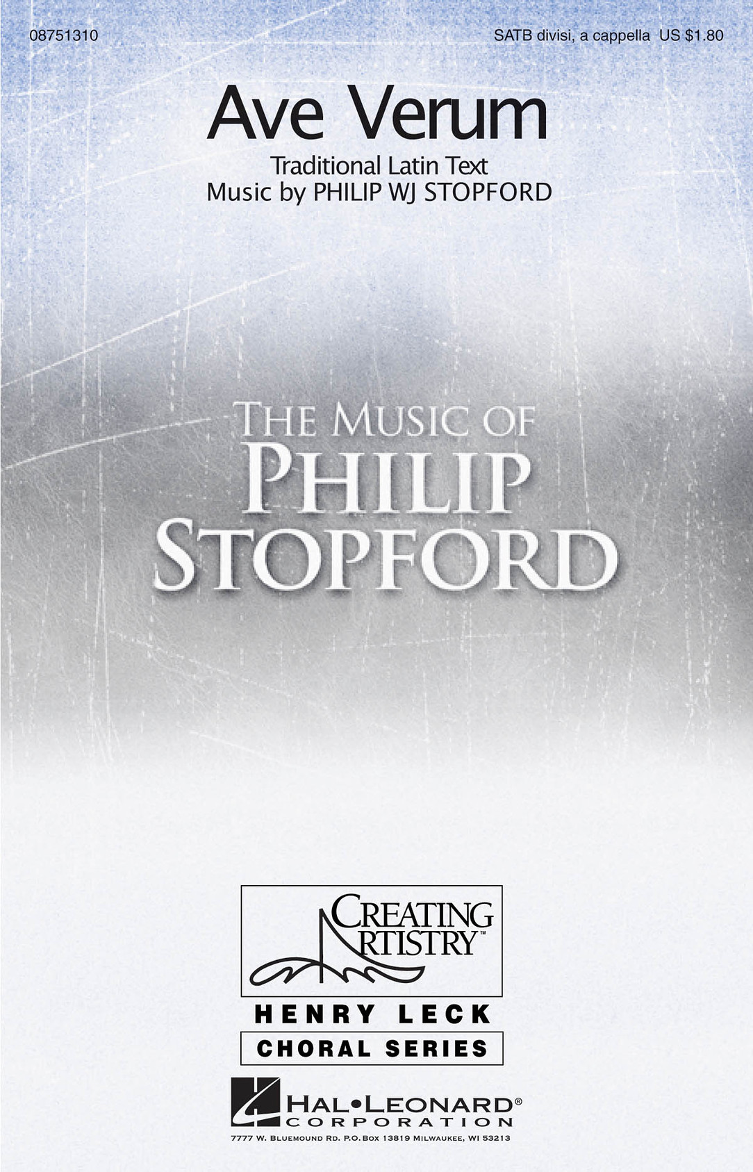 Product image for Ave Verum |  | SATB divisi a cappella | My Worship Store