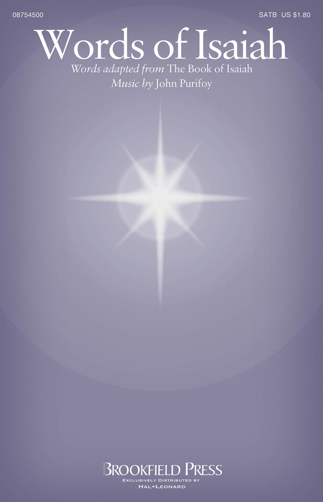 Product image for Words of Isaiah | Brookfield Press | SATB | My Worship Store