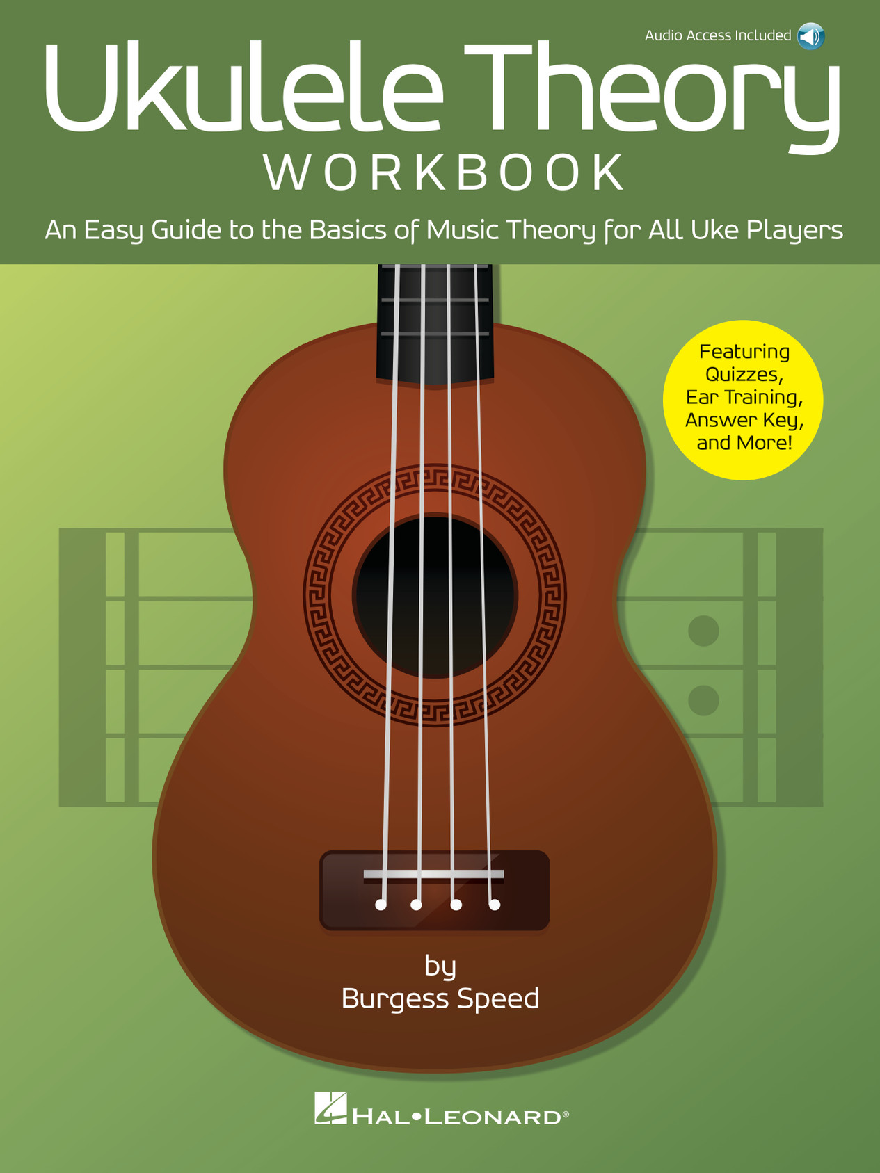 Product image for Ukulele Theory Workbook | Hal Leonard | Book/Online Audio | My Worship Store