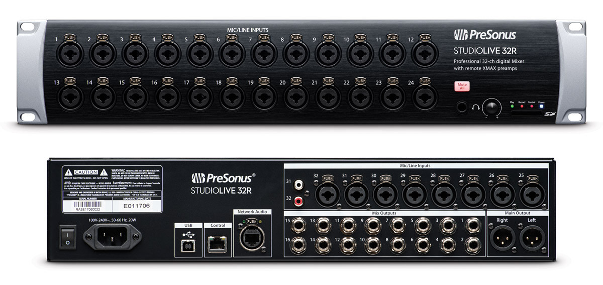 Product image for StudioLive 32R Rack Mixer | PreSonus |  | My Worship Store
