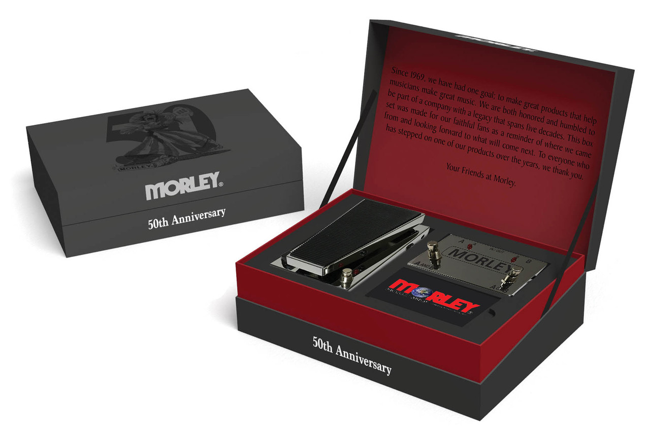 Product image for Morley 50th Anniversary Limited Edition Chrome Boxed Set | Morley Pedals |  | My Worship Store