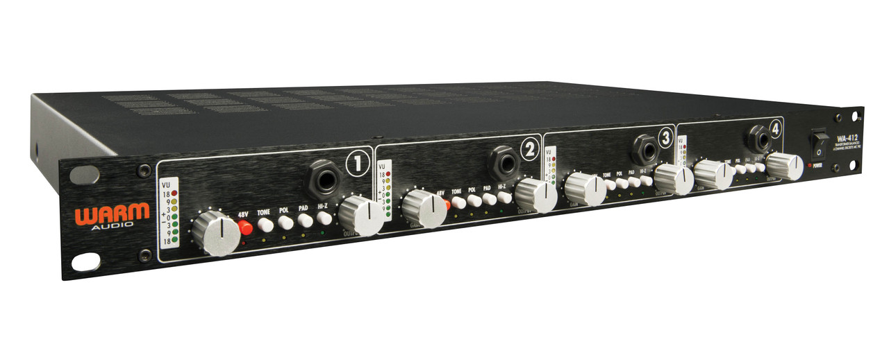 Product image for WA-412 Four Channel Mic Pre | Warm Audio |  | My Worship Store