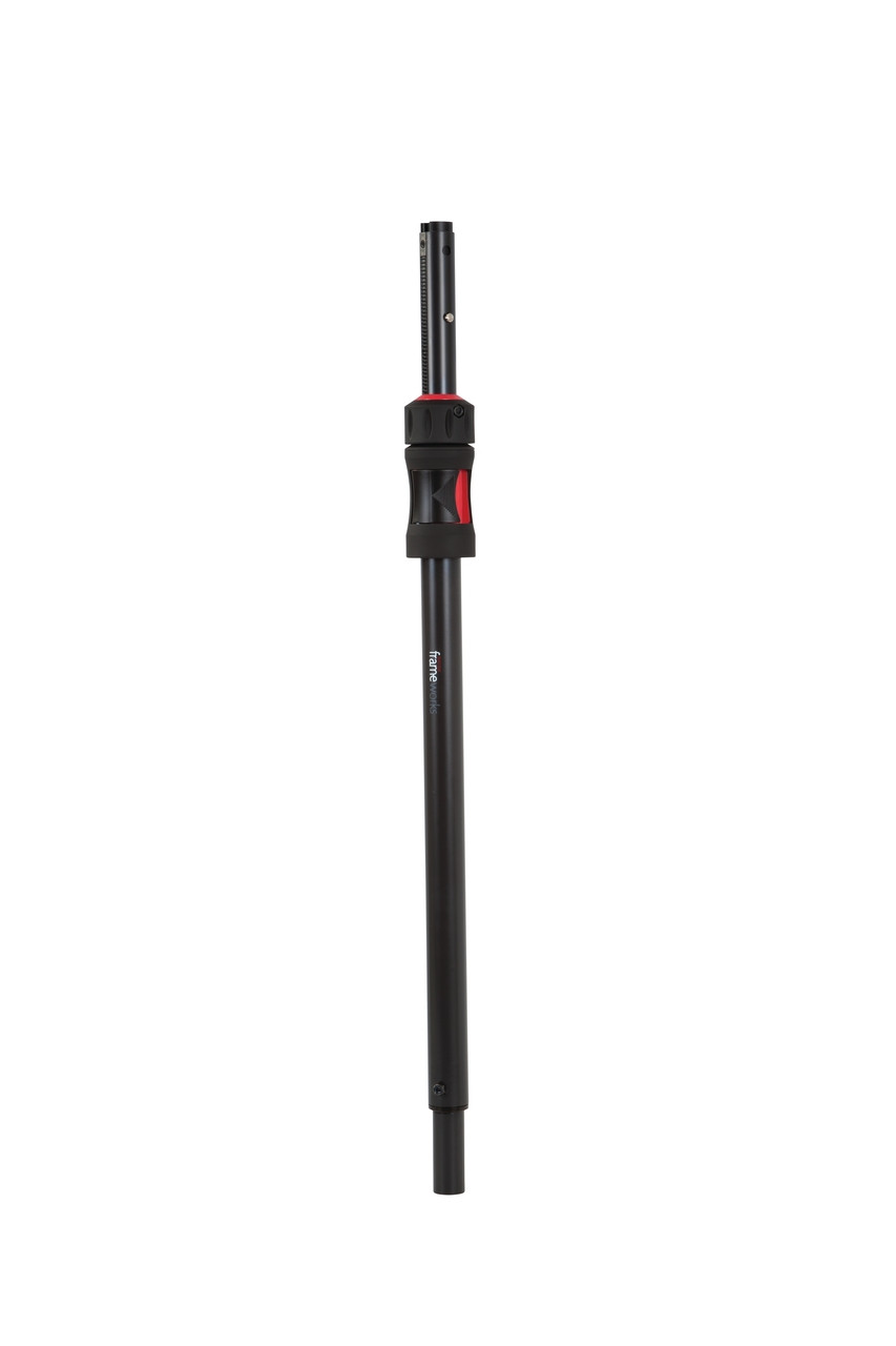 Product image for ID Speaker Sub Pole with Piston Driven Height Adjustment and Adapter | Gator Cases |  | My Worship Store