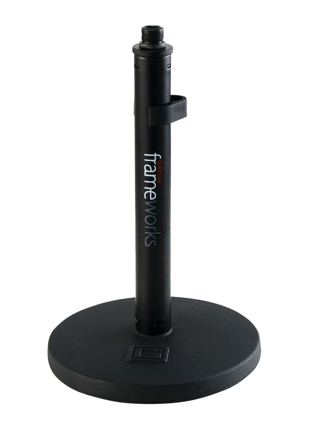 Product image for Frameworks Desktop Mic Stand with 6 inch. Round Base and Fixed Height of 9 inch. | Gator Cases |  | My Worship Store