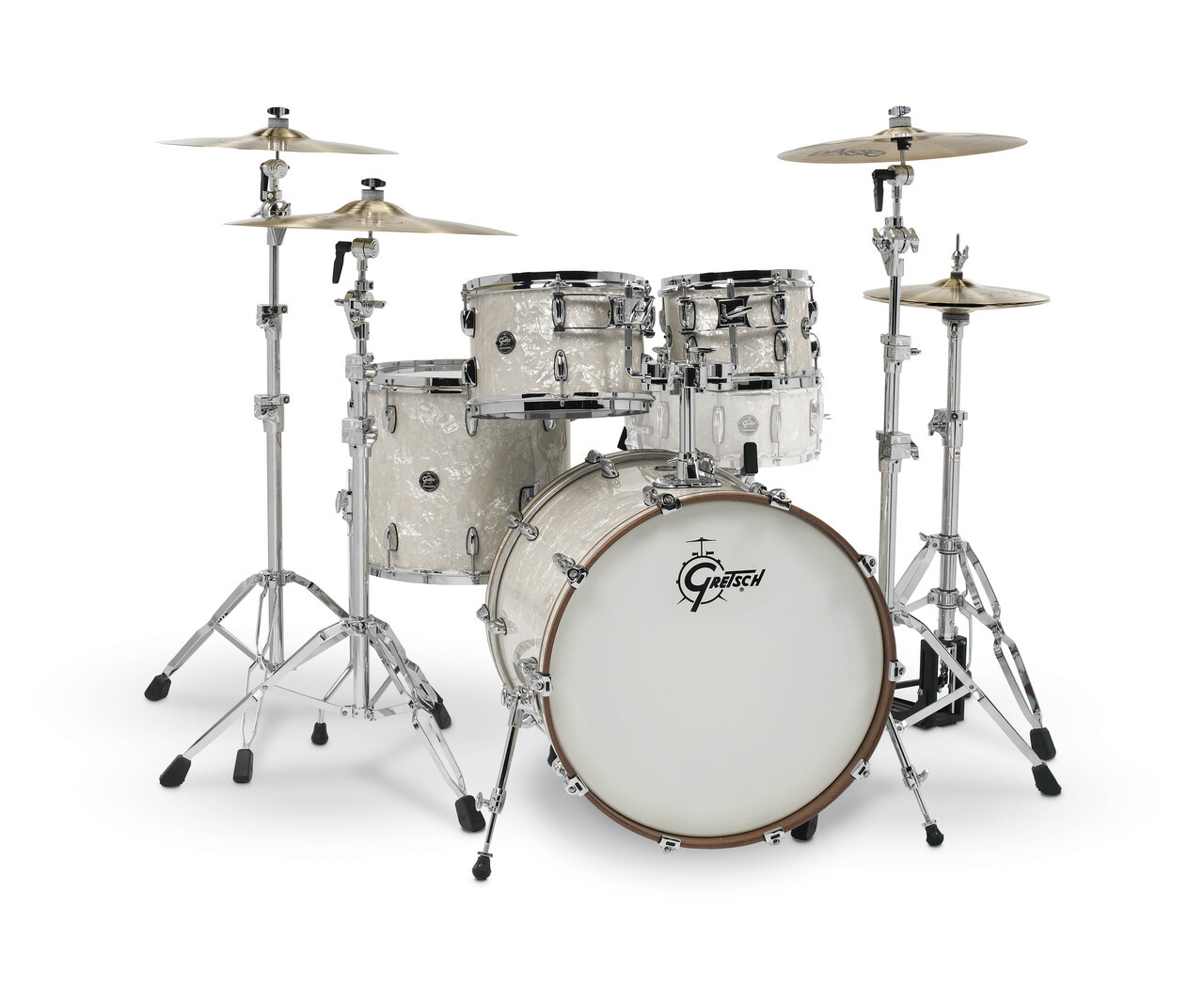 Product image for Gretsch Renown 4 Piece Drum Set (22/10/12/16) | Gretsch Drums | Vintage Pearl | My Worship Store