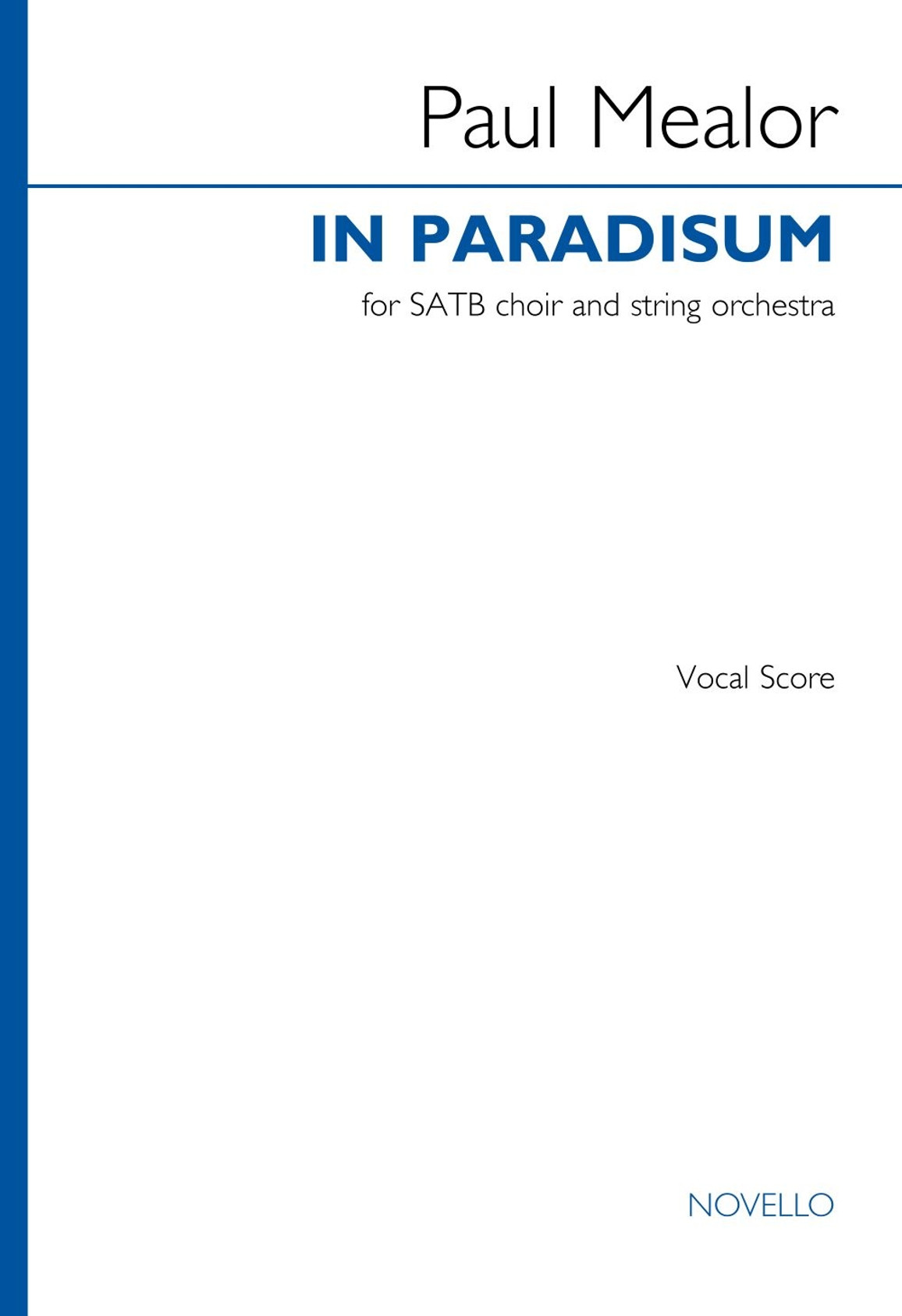 Product image for In Paradisum | Novello | SATB and Strings | My Worship Store