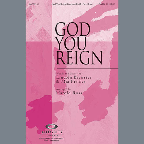 God You Reign - F Horn | Lincoln Brewster | Choral Instrumental Pak | Digital Sheet Music | My Worship Store