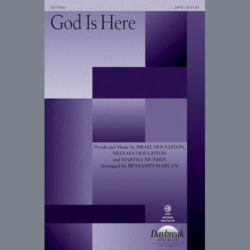 Product image for God Is Here | Israel Houghton | Choral | Digital Sheet Music | My Worship Store
