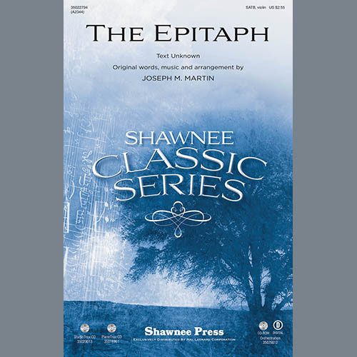 The Epitaph - Bb Clarinet 1,2 | Choral Instrumental Pak | Digital Sheet Music | My Worship Store