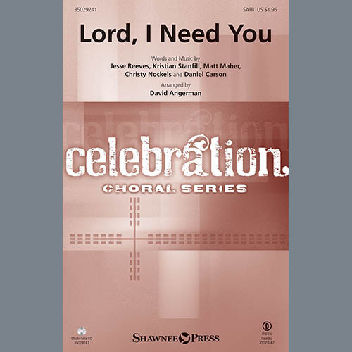 Lord, I Need You (arr. David Angerman) - Electric Bass | Matt Maher | Choral Instrumental Pak | Digital Sheet Music | My Worship Store