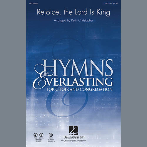 Product image for Rejoice, The Lord Is King | Charles Wesley | Choral | Digital Sheet Music | My Worship Store