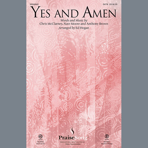Product image for Yes And Amen | Choral | Digital Sheet Music | My Worship Store